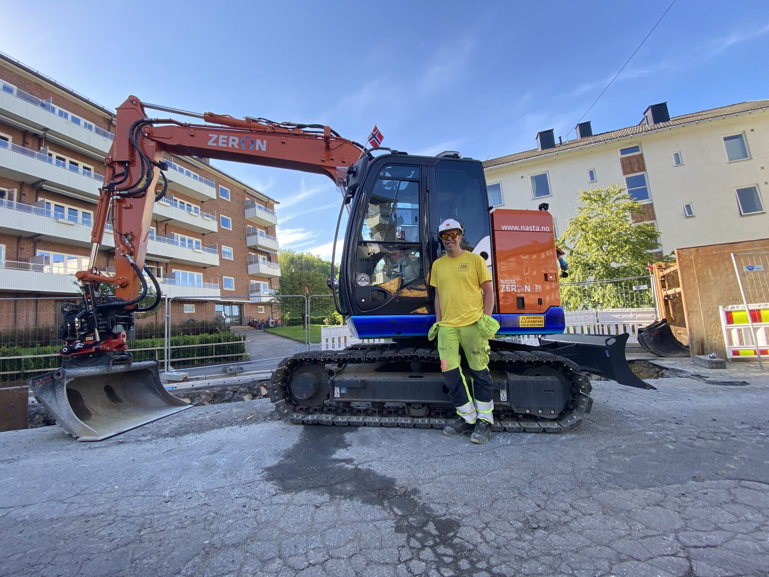 St Tter Utslippsfrie Anleggsmaskiner Og Mobile Ladestasjoner